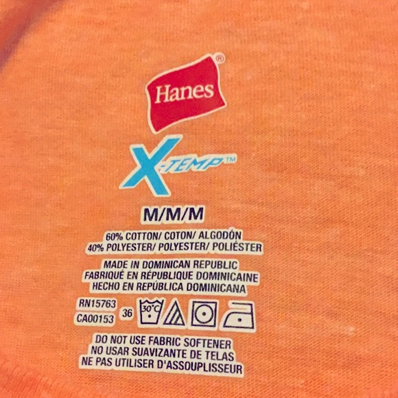 HanesXTemp med orange T-shirt DetroitZooBikeSafari Like2 get price drop - Picture 3 of 3